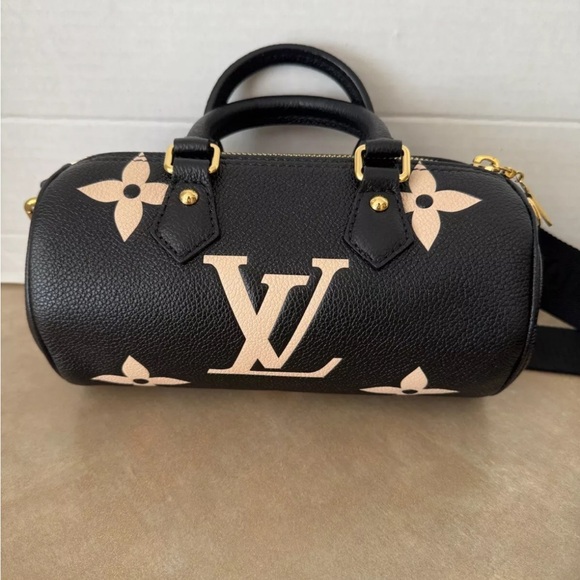 Louis Vuitton Empreinte Monogram Papillon BB Black & Beige - Picture 3 of 16